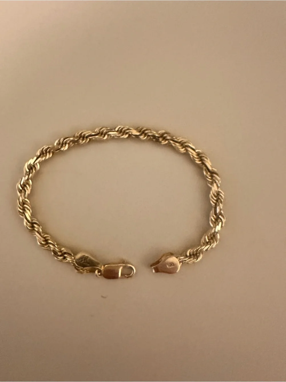 14k solid gold bracelet 30 grams